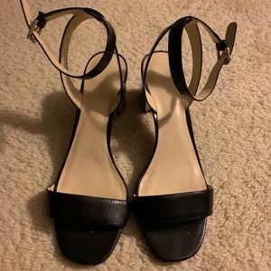 Nine West Ankle Strap Block Sandal